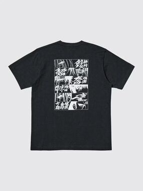 Uniqlo Rurouni Kenshin Manga T Shirt black movie flim Japan anime US M Medium